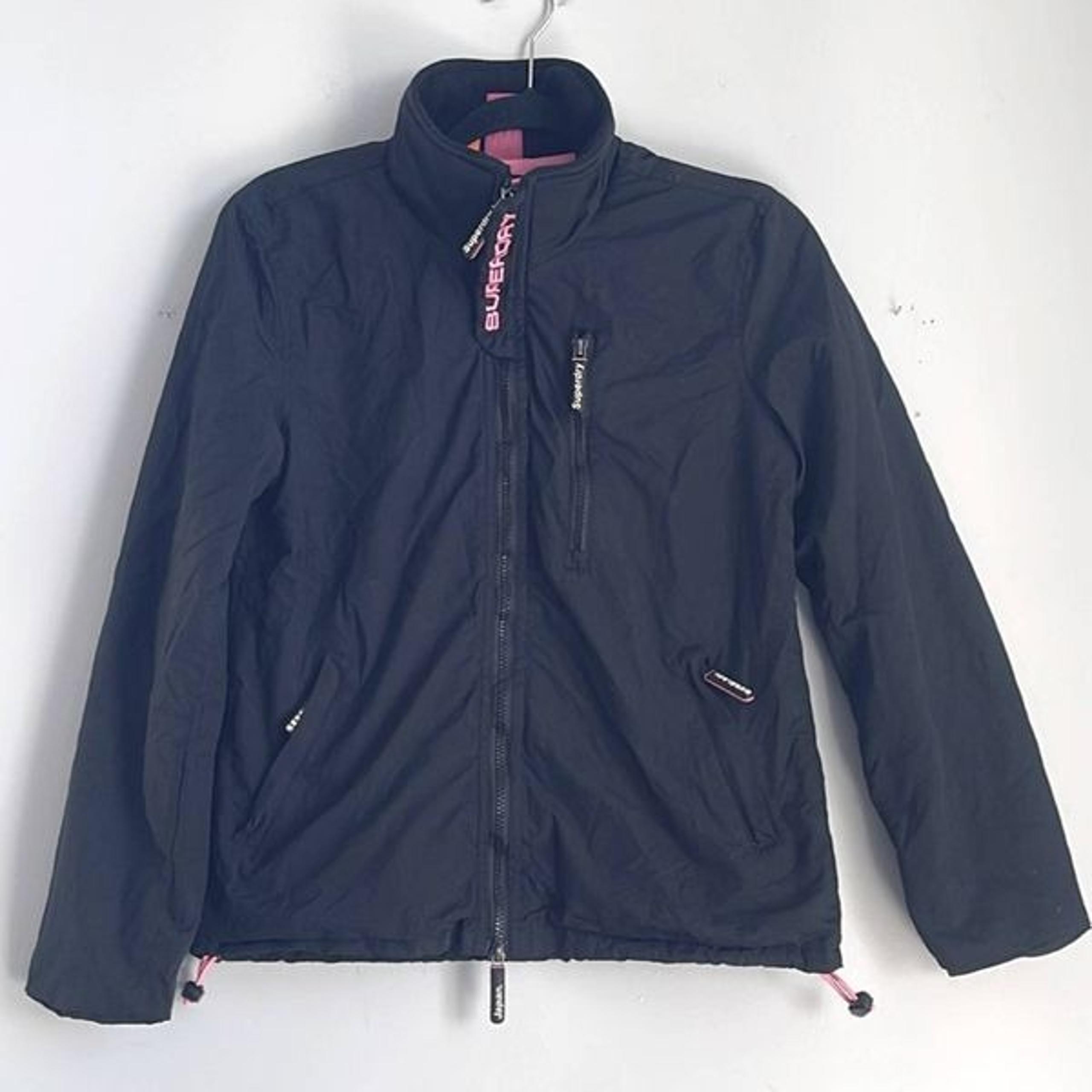 SUPERDRY The WindHiker weather resistant fleece lined full zip jacket sz M