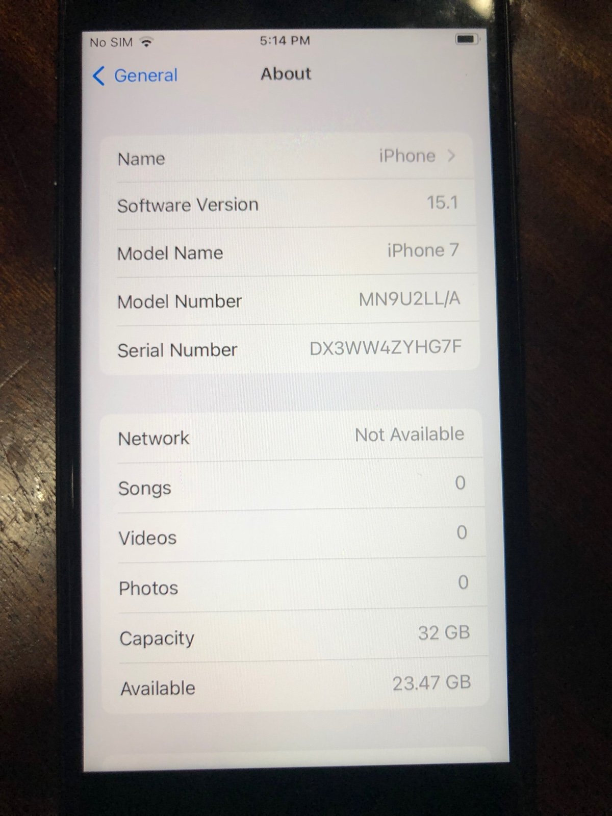 APPLE IPHONE 7 32GB BLACK store UNLOCKED MODEL A1778 PERFECT GIFT.