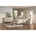 Antique White Bench - Vintage Style Seating