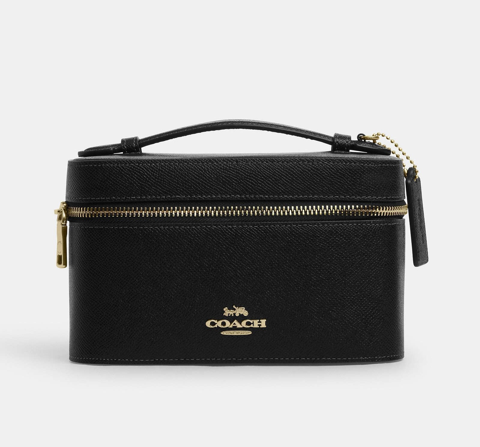 NWT Coach Cosmetic Case In Leather