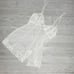 Victoria’s Secret sheer white lace and sequin teddy lingerie sleepwear medium