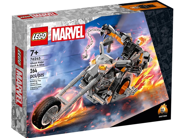 Marvel Ghost Rider Mech & Bike Motorbike Toy-ADWA197