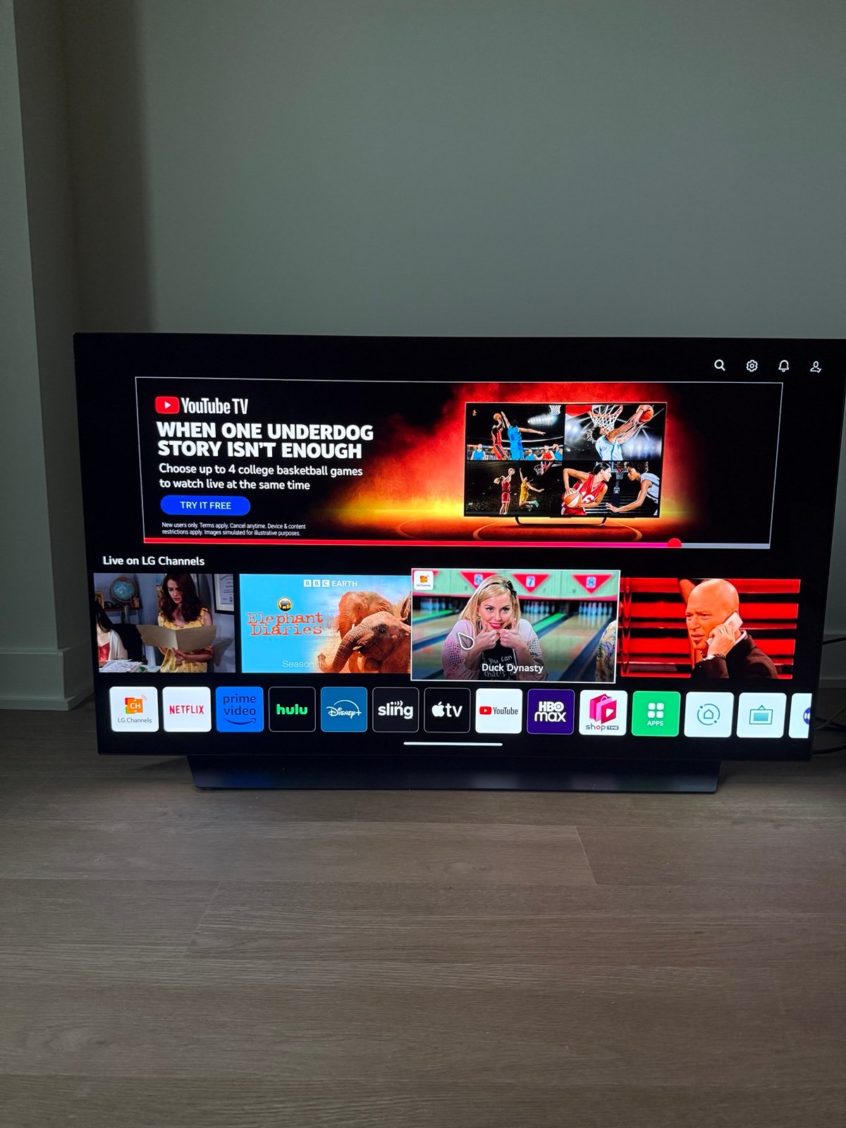 LG 4K OLED C1 Series 48”