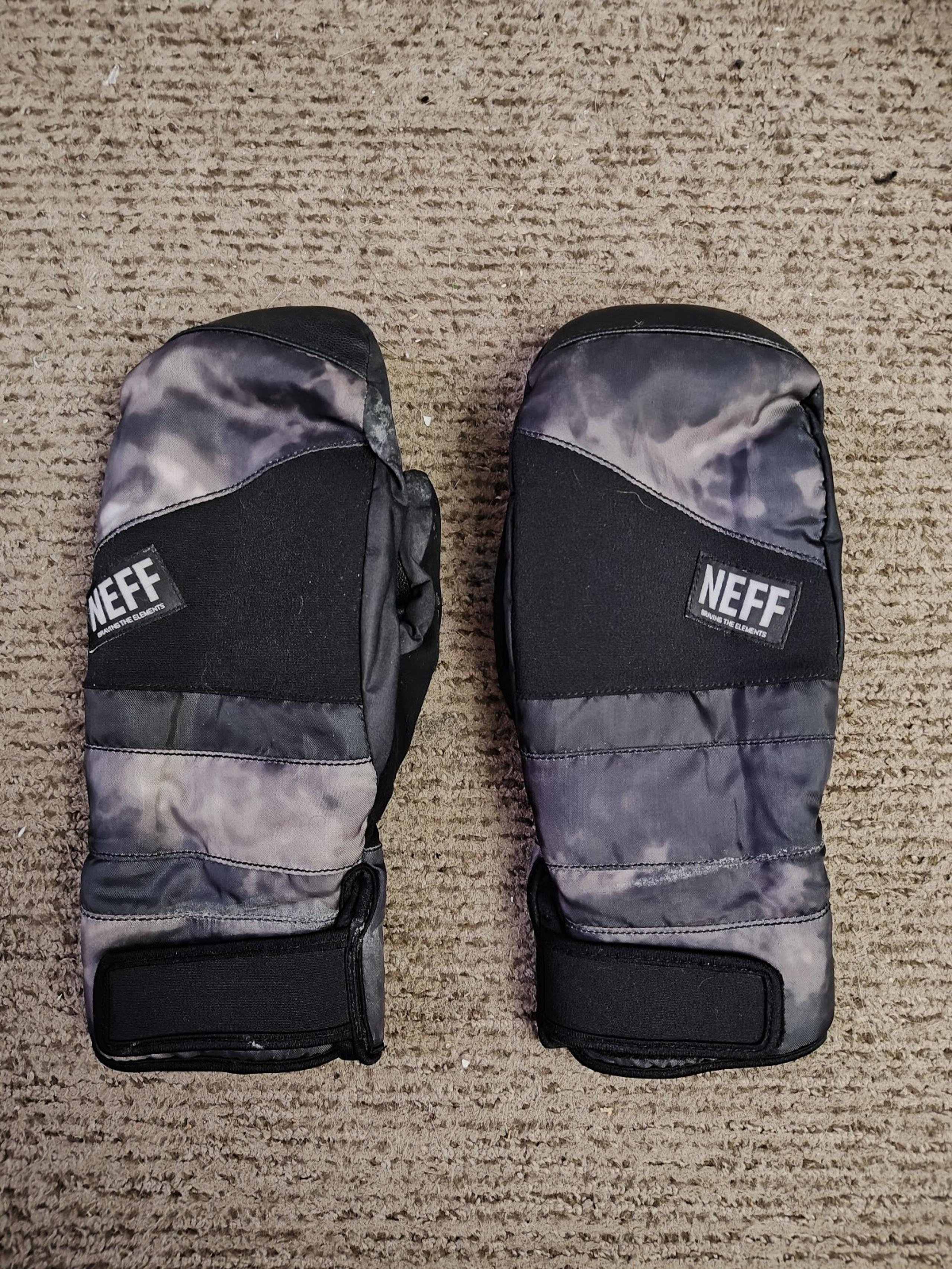 Neff Digger Mitt - Men's Large L - Black/Crystal