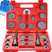 22Pcs Universal Disc Brake Caliper Tool Set & Wind Back Kit for Brake Pad RED