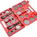 22Pcs Universal Disc Brake Caliper Tool Set & Wind Back Kit for Brake Pad RED