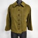 Vintage 1960s Adele of California Wool Olive Green Skirt Suit Jacket
