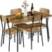 Dining Table Set for 4, 5 Piece Dinette with Chairs for Kitchen (Free Shipping)
