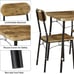 Dining Table Set for 4, 5 Piece Dinette with Chairs for Kitchen (Free Shipping)