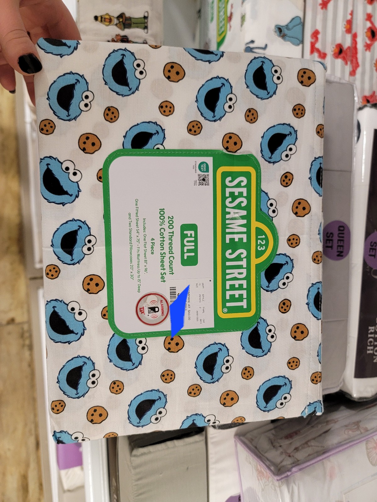 Brand new sesame street bed sheet