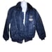 Vintage 70s Timber King Bomber Faux Fur Collar Jacket Mens Size M Navy Blue USAF