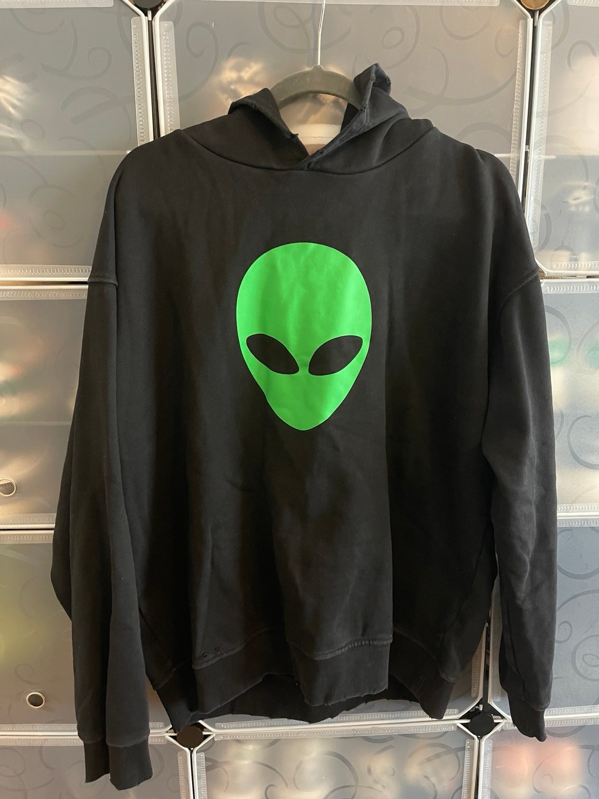 Balenciaga ailien hoodie sz L