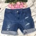 Juicy Couture Jean Shorts Distressed Shorts EUC 12
