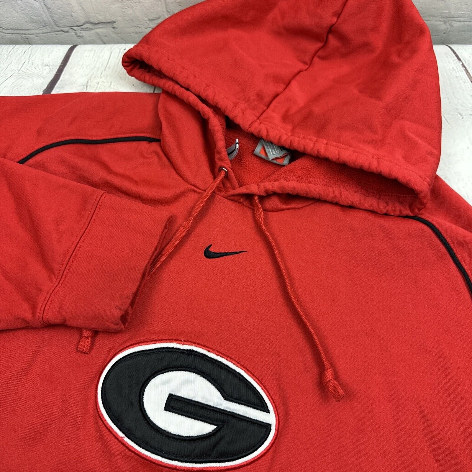 Nike Pro Dri-Fit Red Georgia Bulldogs Football Pullover Sweatshirt Men's Size XL