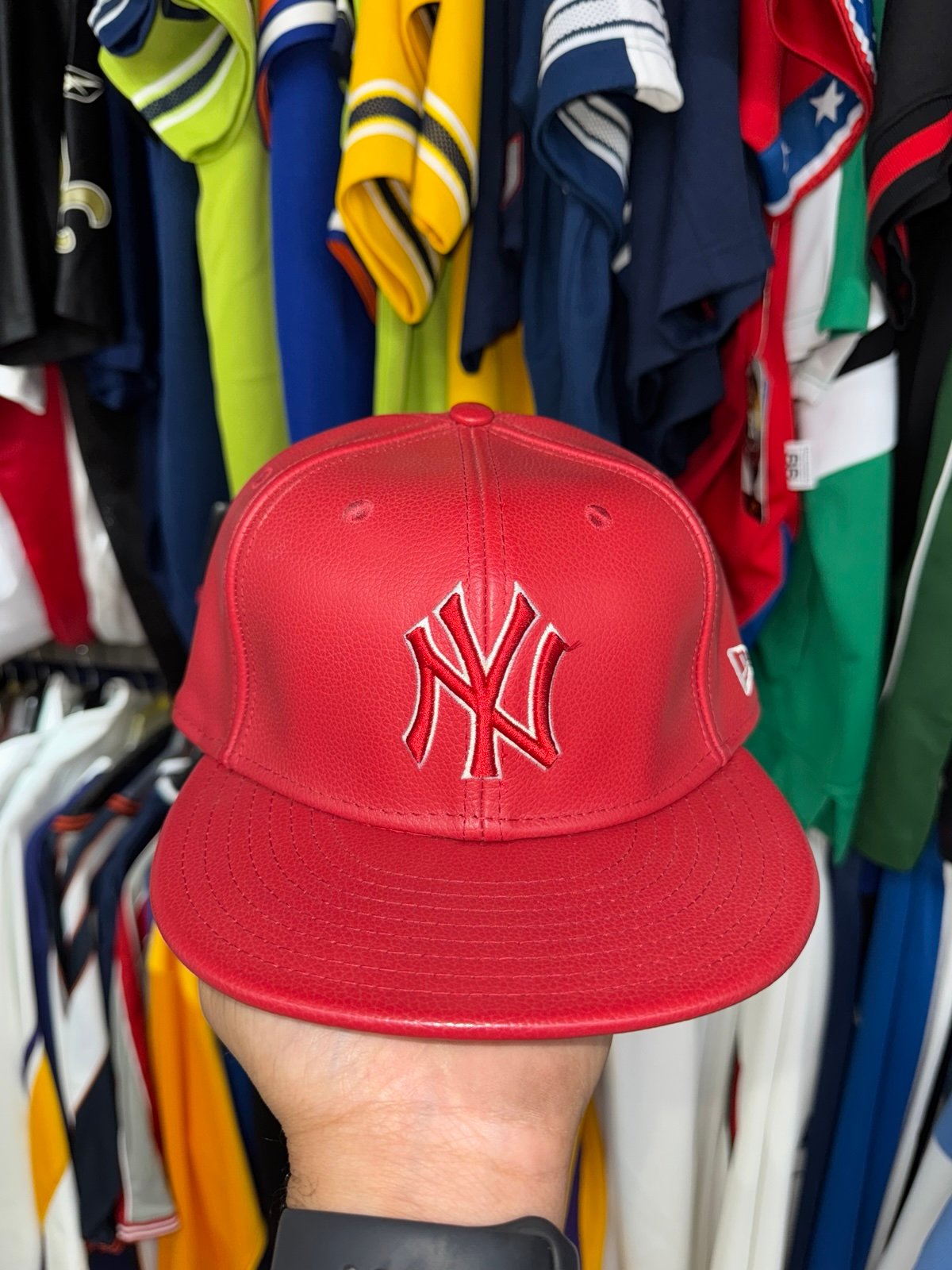 Baseball Team Leather Hats