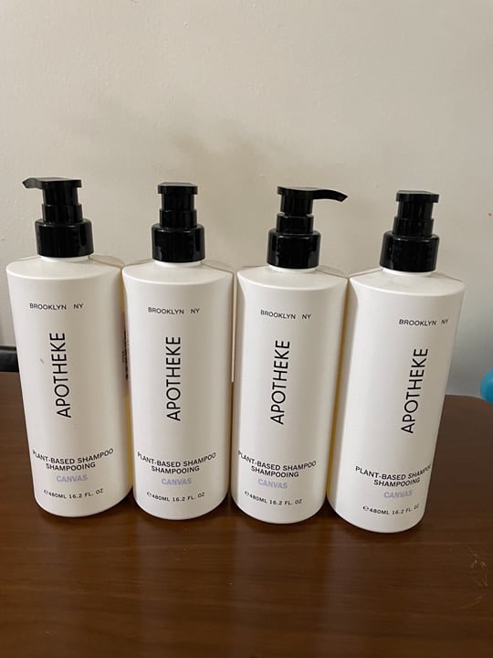 NEW Apotheke Canvas Plant-Based Shampoo 16.2fl. oz. Lot of 4
