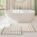 Bathroom Rugs Set 2 Piece, Extra Soft and Absorbent Fluffy
