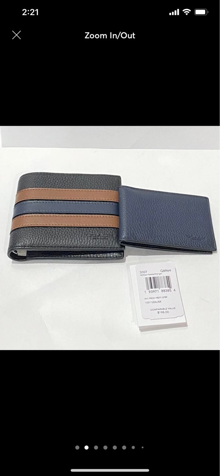 SUPER DEAL!!! 3-in-1 wallet varsity stri