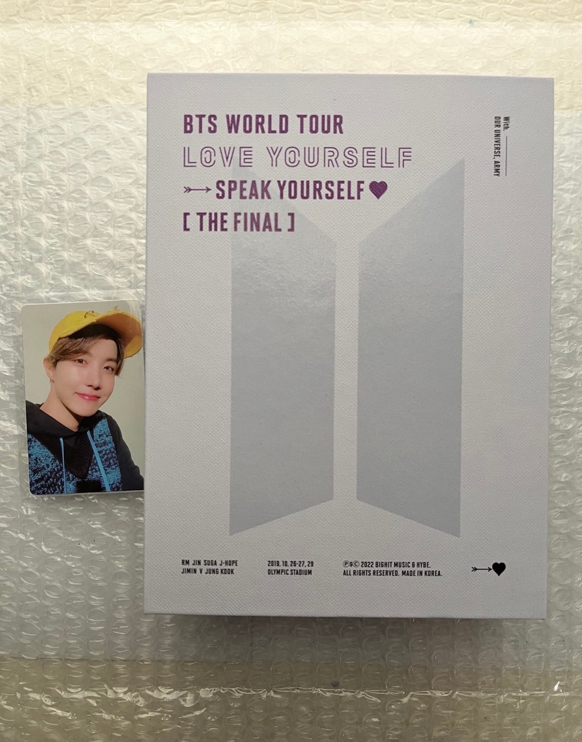 Bts J-hope Hobi Seoul Love Yourself Tour Dvd Pc BTS World