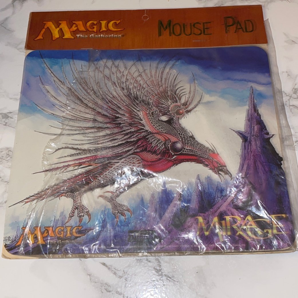 CRIMSON ROC MOUSE PAD MAGIC THE GATHERING MTG 1996