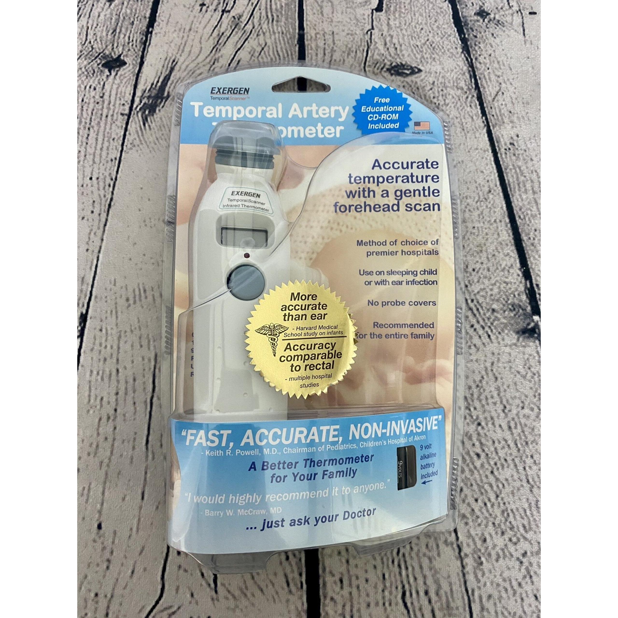 Exergen Temporal Scanner Thermometer TAT2000C All Ages NEW SEALED Fever Forehead