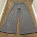Alo High Waist Risk Taker Trouser Fleece Sizer Medium Fog Gray Wide Leg Flare