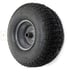 15 in. x 5.00-6 in. Front Wheel Assembly with Round Edge Tire and Grey Rims - Fi