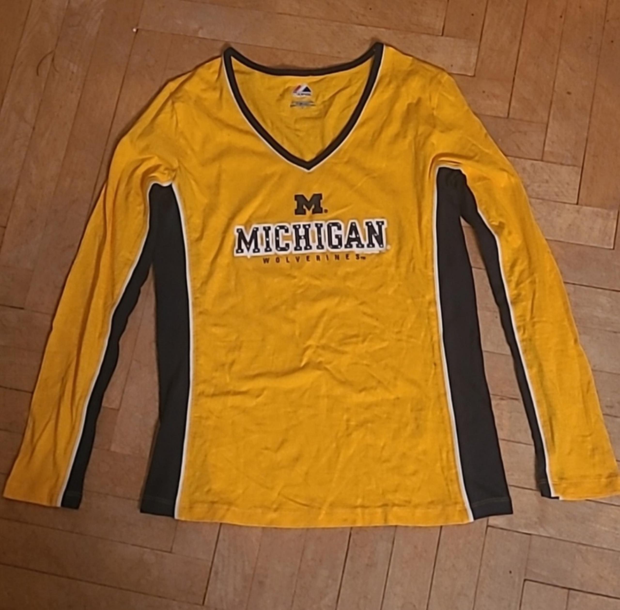 Michigan long sleeve shirt size S