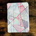 New iPad 7 8 10.2 shock proof case rose red marble cutout pattern