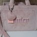 Juicy Couture Velour Large Tote Bag Dusty Blush Big Spender