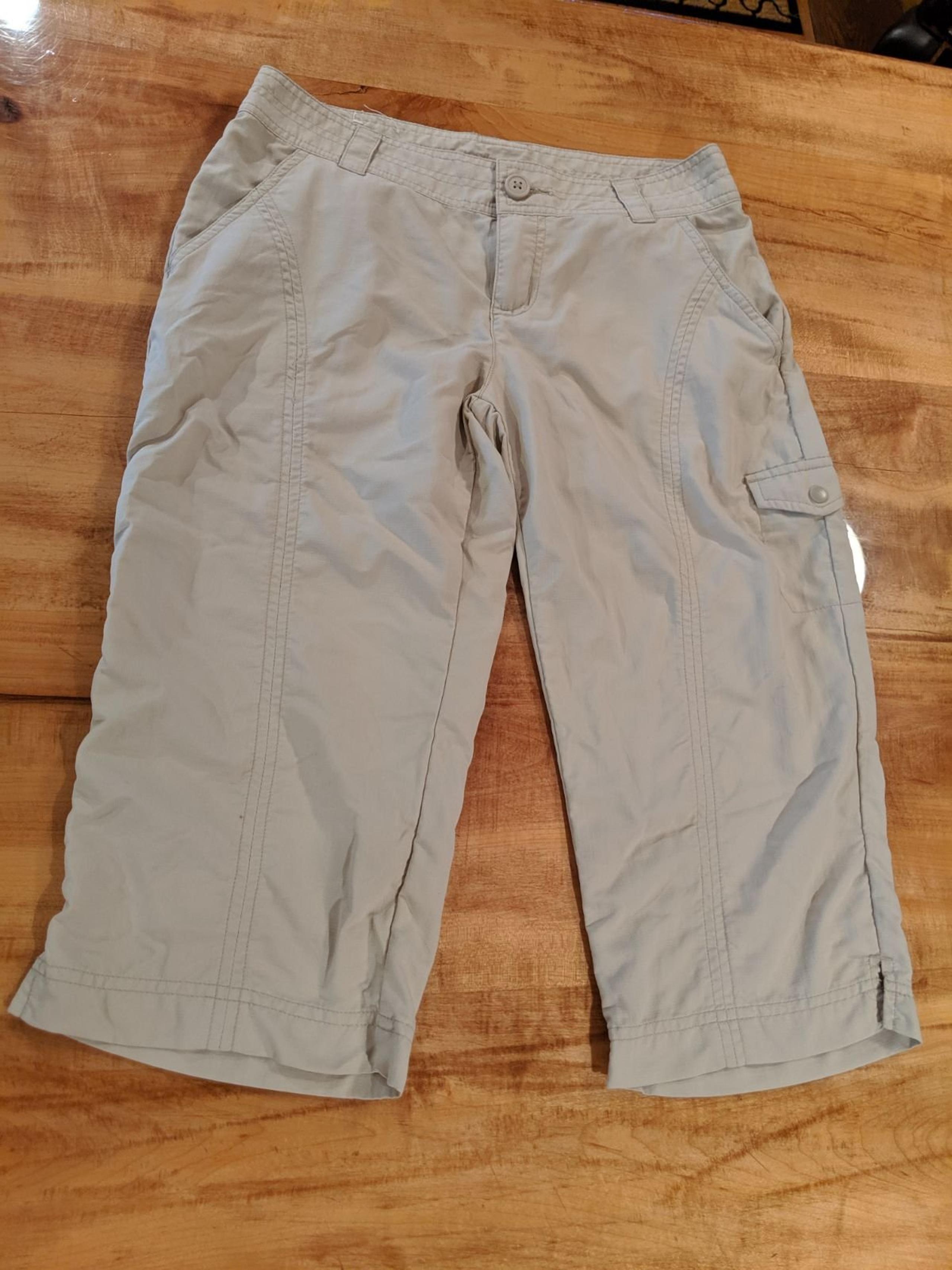 Columbia nylon crops beige lightweight 6