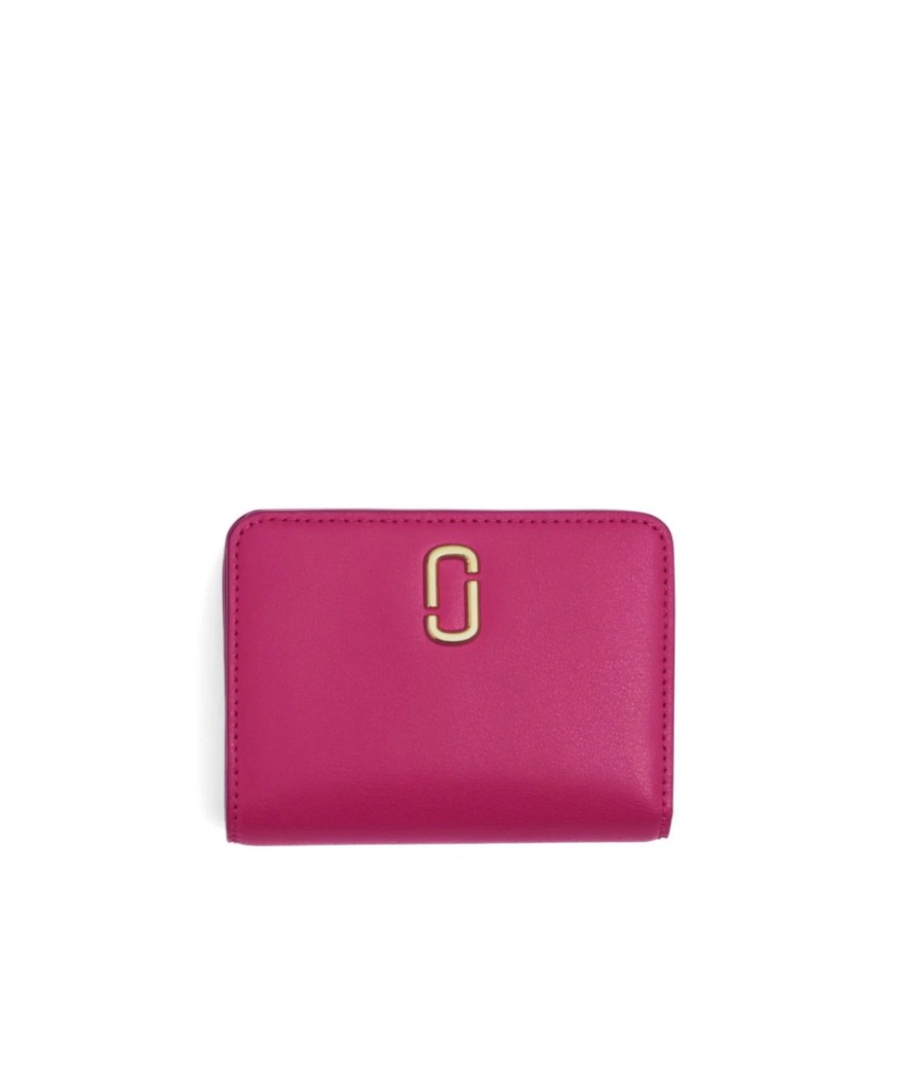 Marc Jacobs J Marc Mini Compact Wallet NWT and Dustbag in Lipstick Pink