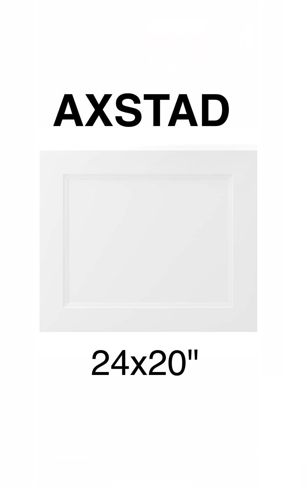 IKEA AXSTAD 24x20 door matt white 204.260.78