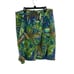 80's Talbots Wrap Skirt Silk Hawaiian Tropical Island Palm Print Knee Length L