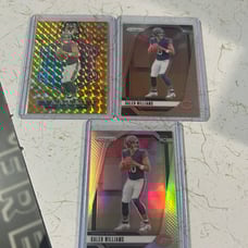 2024 Mosaic Caleb Williams Reactive Yellow Silver Prizm & Base Prizm