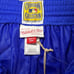 Atlanta Braves Shorts Mitchell & Ness Mens M Royal Blue Team ID Mesh Cooperstown