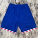 Atlanta Braves Shorts Mitchell & Ness Mens M Royal Blue Team ID Mesh Cooperstown