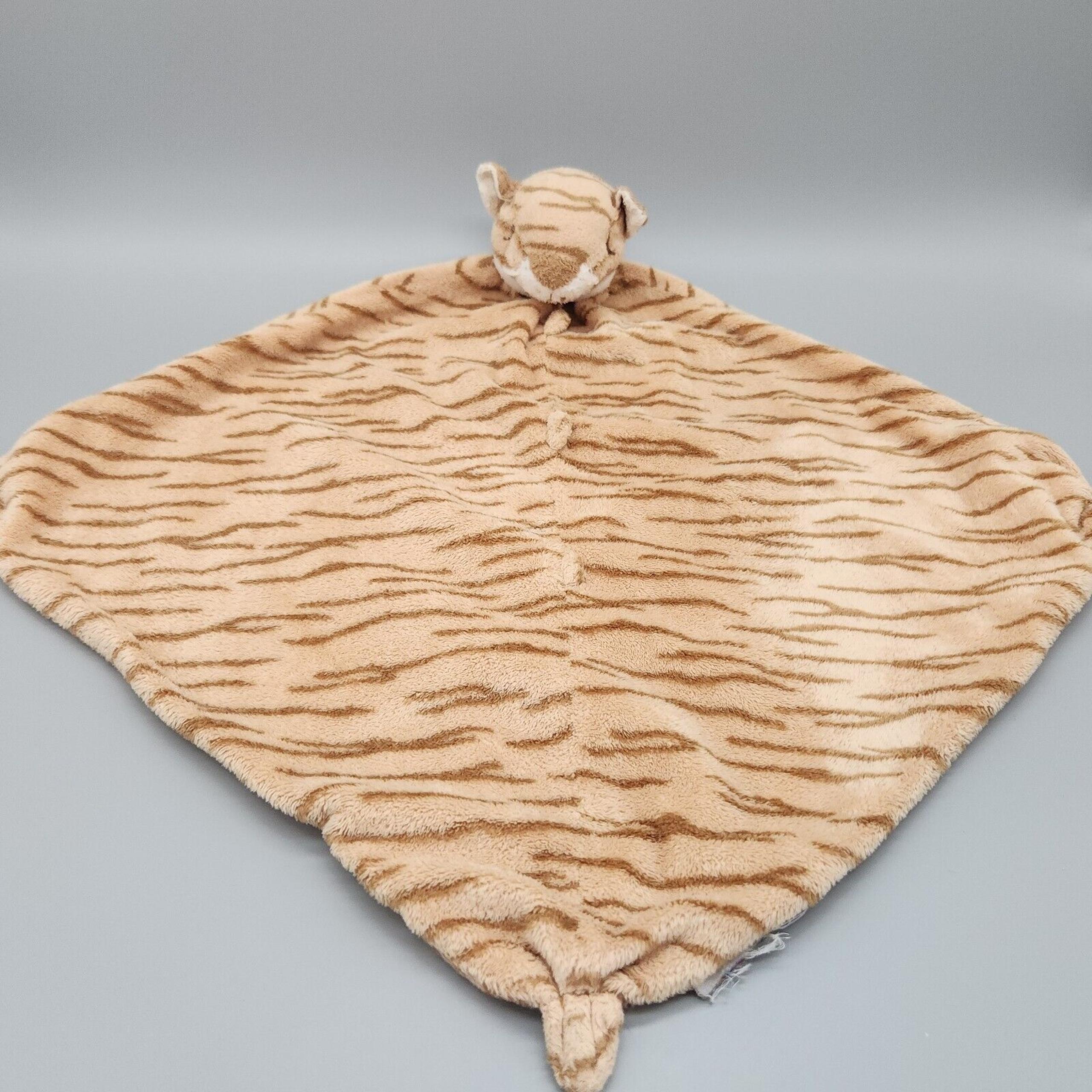 Angel Dear Tiger Tan Brown Lovey Baby Security Blanket "NO TAG Plush Jungle Soft