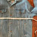 Rare Vintage TYCA USA Flag Embossed Men's Size XL jean Jacket