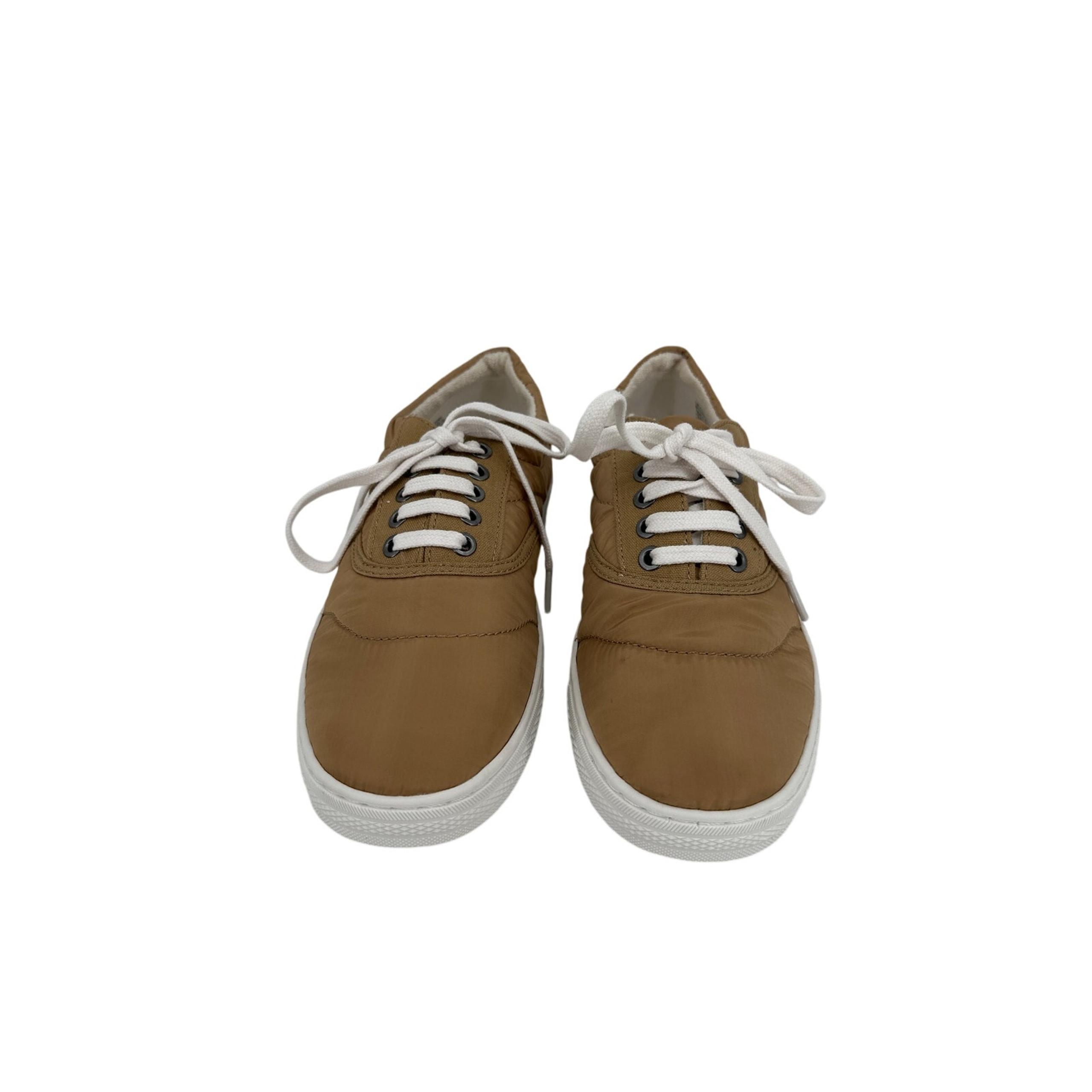 NEW Lucky Brand Katori Distressed Tan Sneakers Women’s 8.5