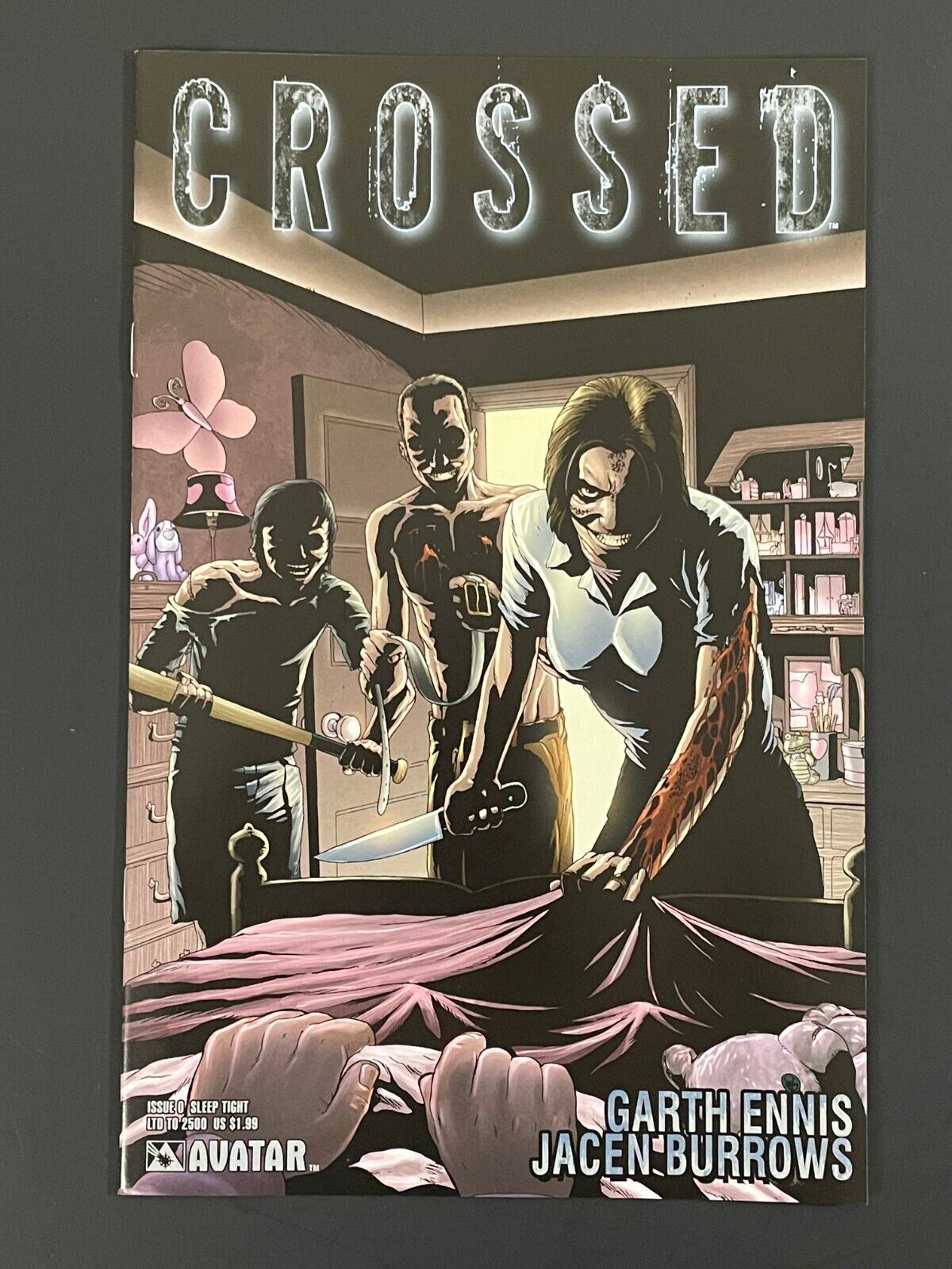 Crossed #0 (2008, Ennis) Rare Sleep Tight cover variant NM+ unread Limit 2500!