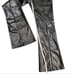 Princess Polly Faux Leather Pant Womens Size 12 Black High Waist Flare Leg Pant