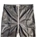Princess Polly Faux Leather Pant Womens Size 12 Black High Waist Flare Leg Pant