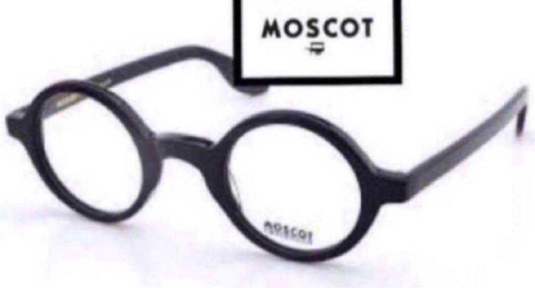 Moscot Zolman Eyeglasses, Black Round Sunglasses