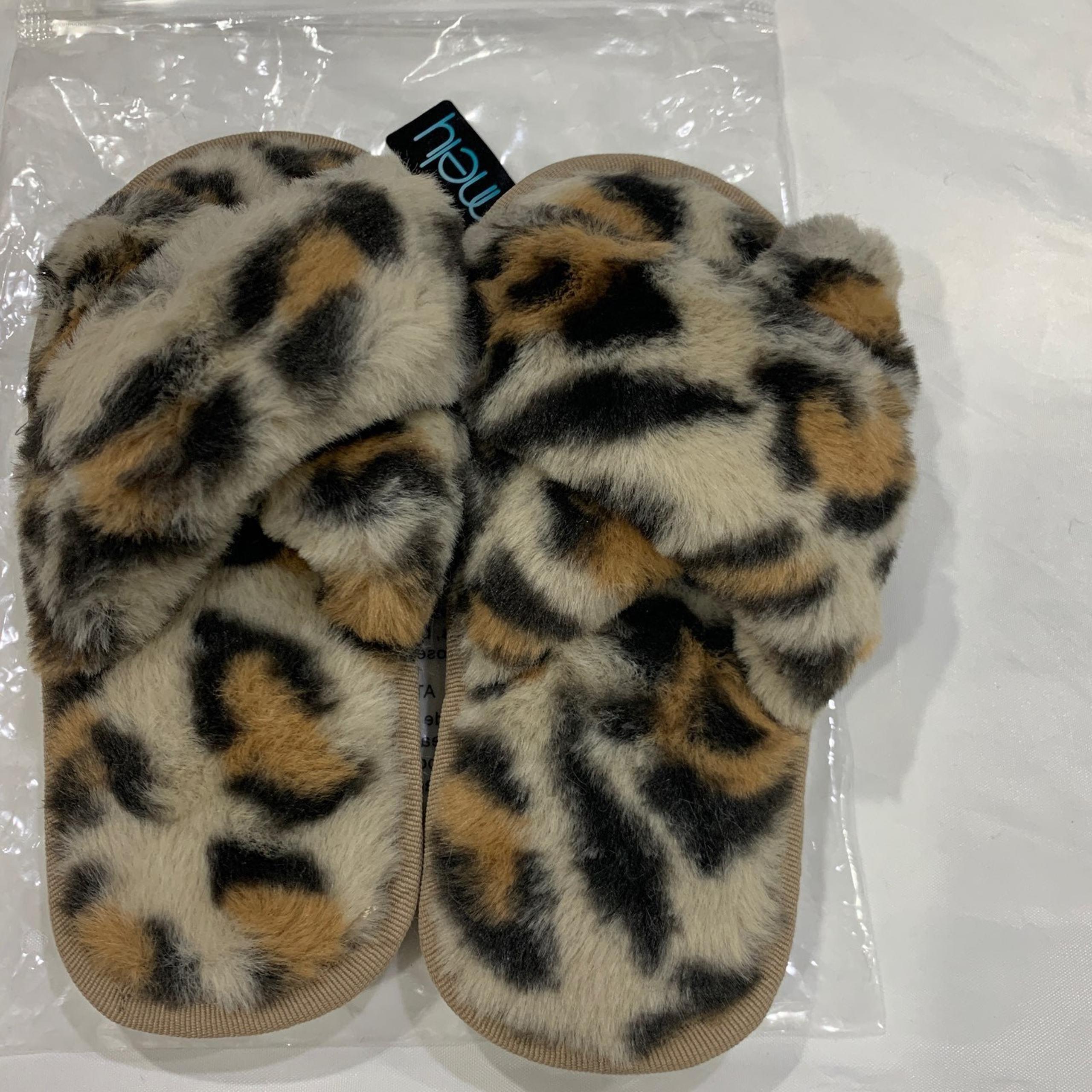 Girls Fuzzy Slippers