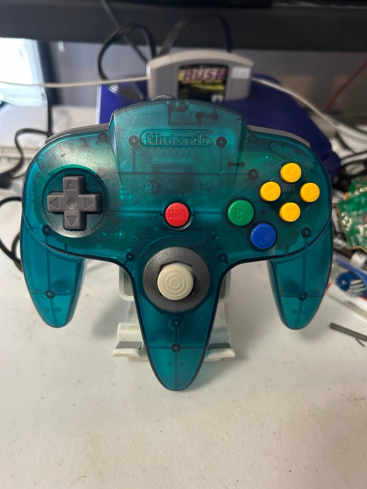 N64 Controller ice blue