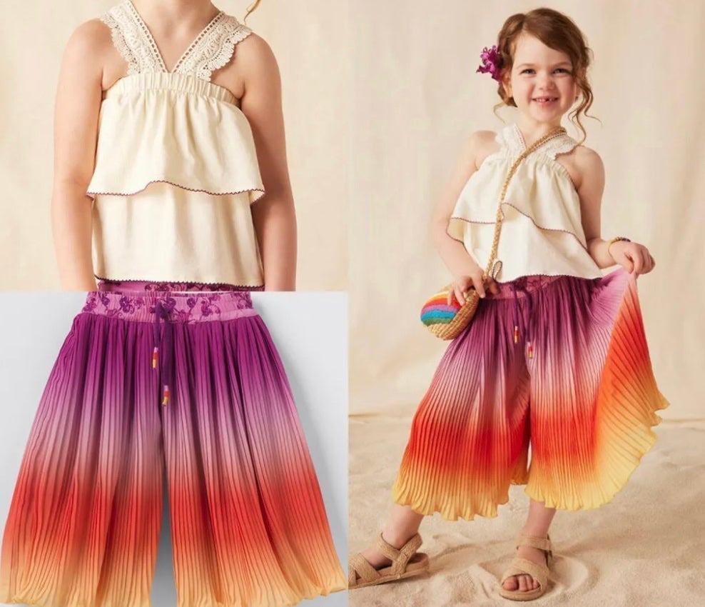 NWT Size 4 Matilda Jane Sunset Tank + Pants Set