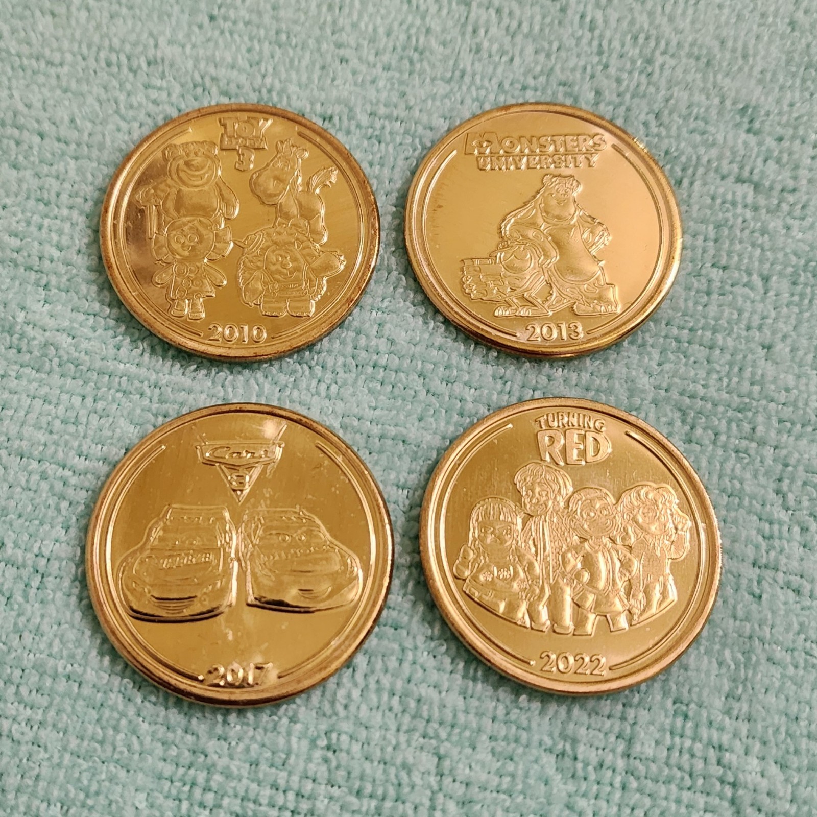 Disneyland Pixar Fest Medallions