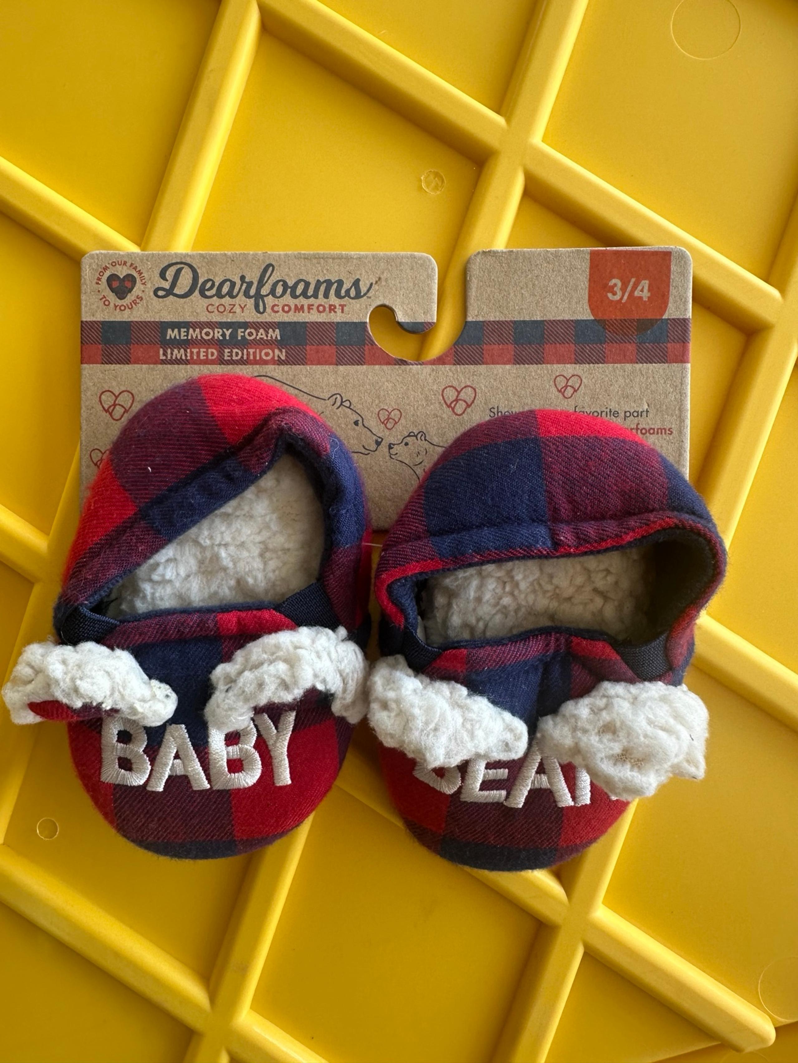 Dearfoams baby Bear slippers