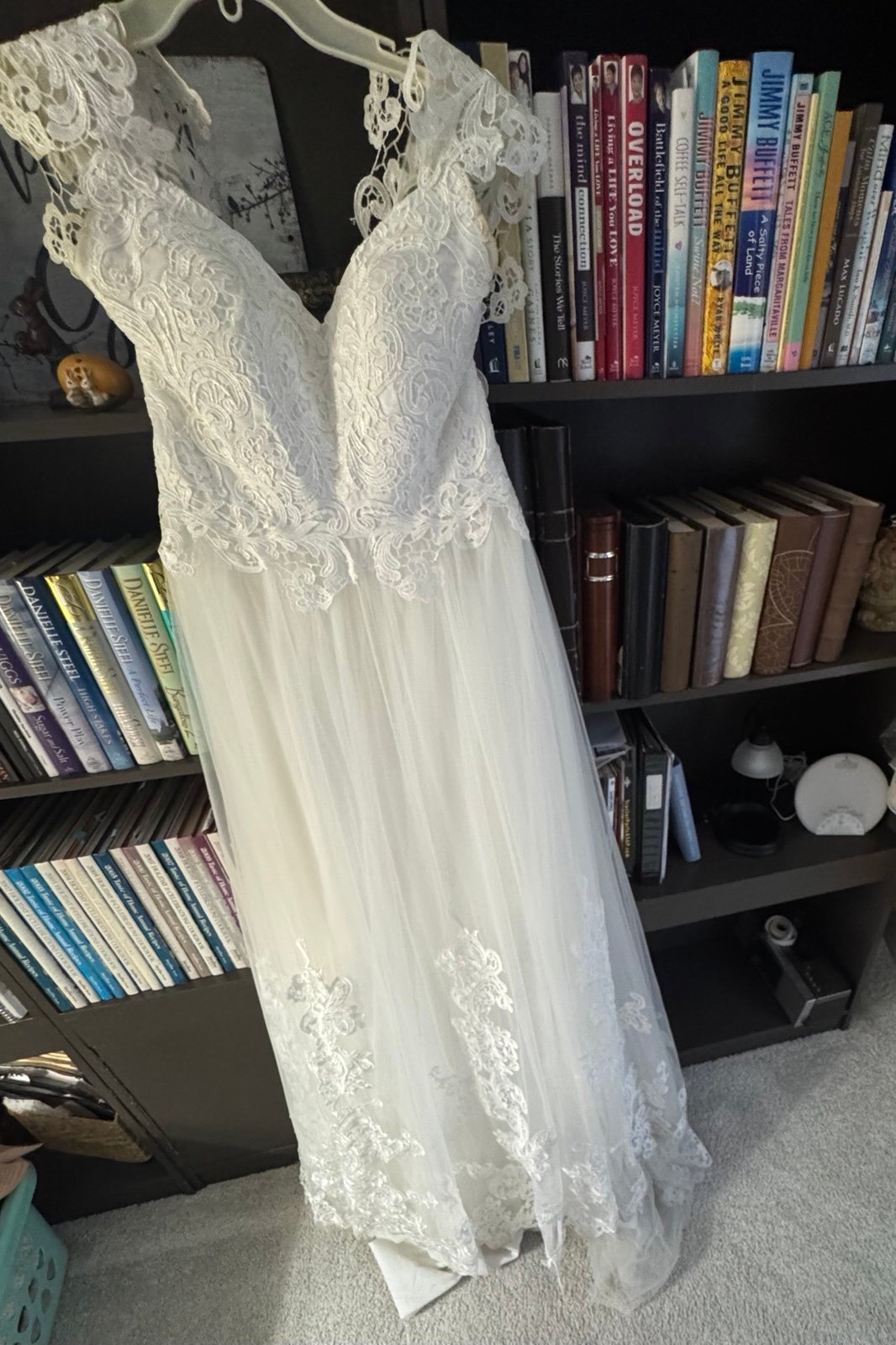 Boho Chiffon Wedding Gown